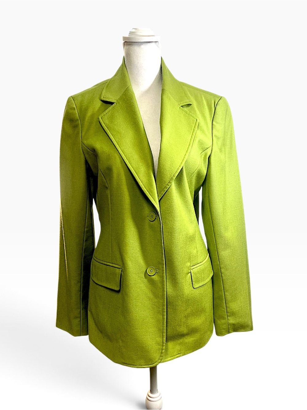 CHADWICKS Lime Green Wool Blazer SZ 6